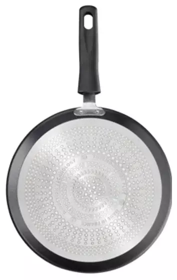 Сковорода блинная Tefal Ultimate On G26038AZ круглая 25см ручка несъемная (без крышки) черный (21001