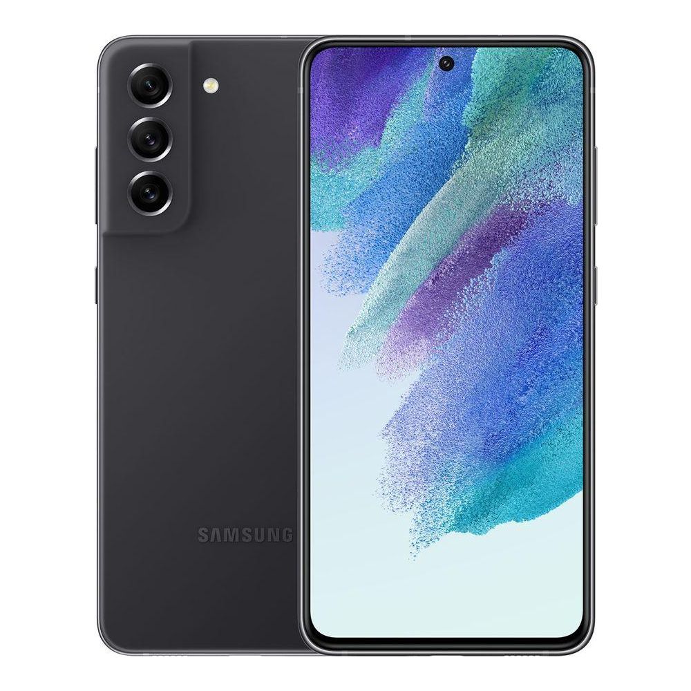 Смартфон Samsung SM-G990E Galaxy S21 FE 256Gb 8Gb серый моноблок 3G 4G 2Sim 6.4" 1080x2340 Android 12 12Mpix 802.11 a/b/g/n/ac/ax NFC GPS GSM900/1800 GSM1900 Ptotect A-GPS