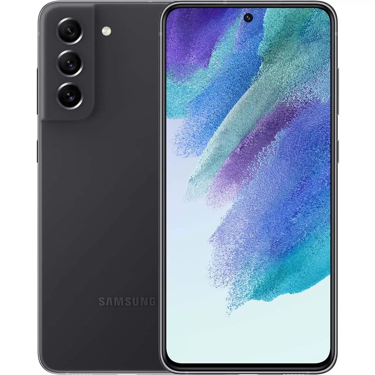 Смартфон Samsung SM-G990E Galaxy S21 FE 256Gb 8Gb серый моноблок 3G 4G 2Sim 6.4" 1080x2340 Android 12 12Mpix 802.11 a/b/g/n/ac/ax NFC GPS GSM900/1800 GSM1900 Ptotect A-GPS