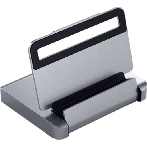 Хаб-Подставка Satechi Aluminum Stand Hub for iPad Pro - Space Gray. Цвет серый космос.