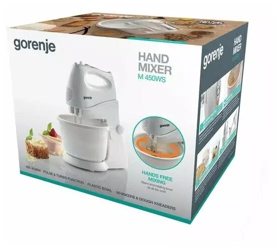 Миксер стационарный Gorenje M450WS 450Вт белый