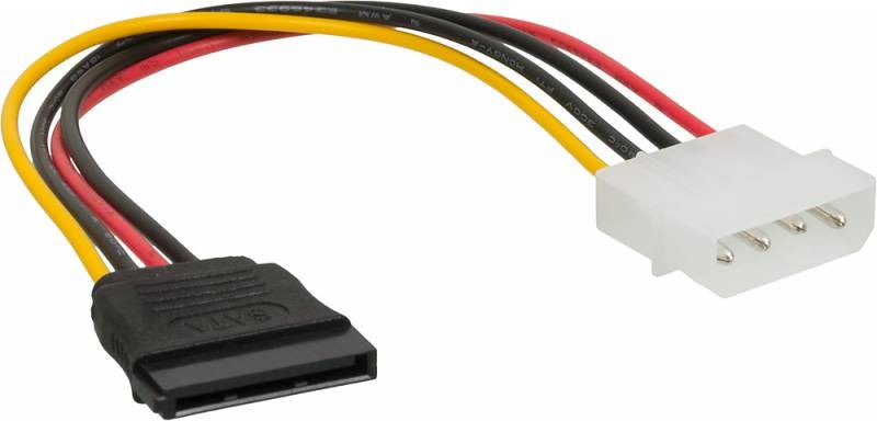 Кабель питания NINGBO Molex 8980 - SATA2 x , 0.18м