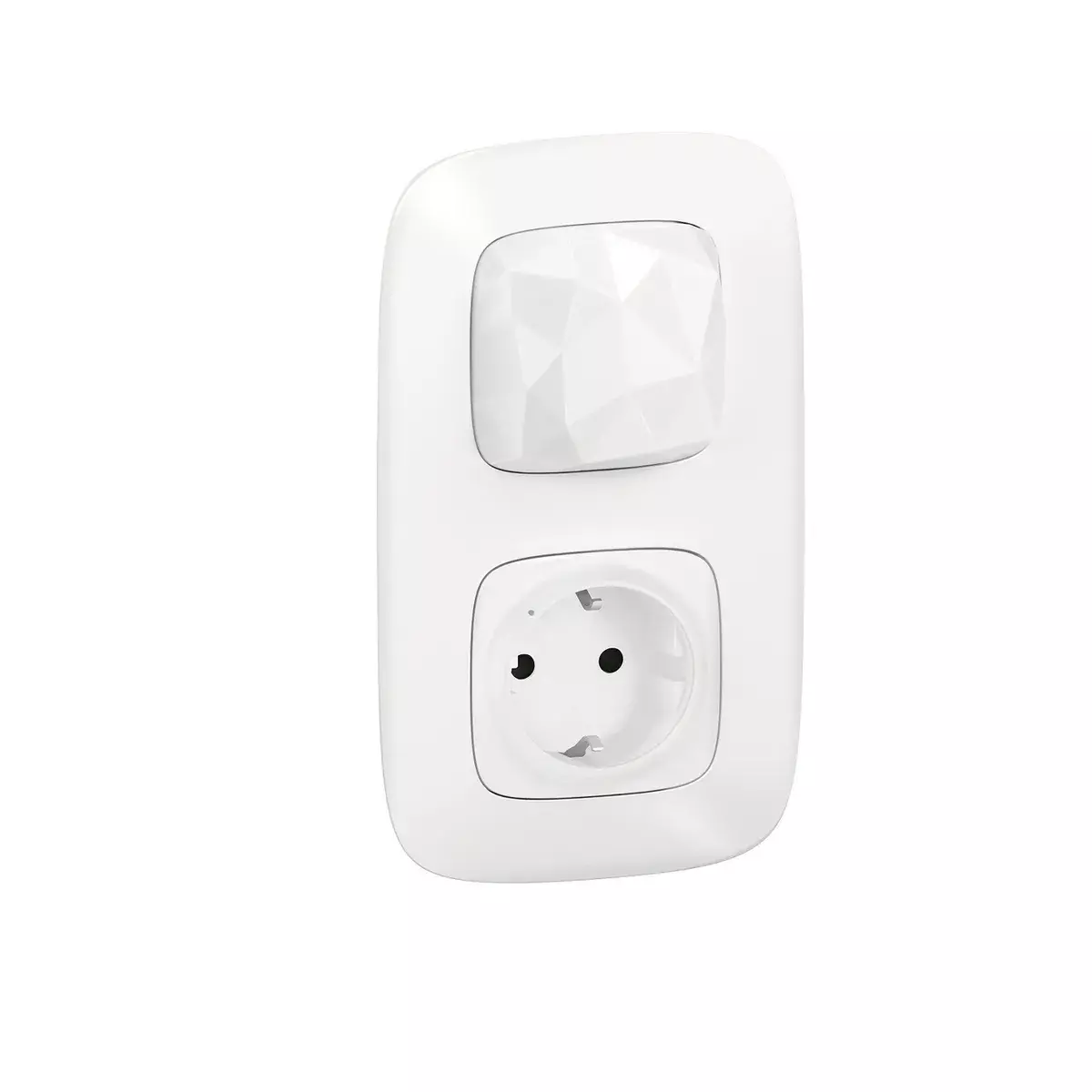 Коллекция умных устройств Valena Allure with NETATMO. Стартовый пакет. Шлюз WiFi + умная розетка 2К+З 16А 230В + главный беспроводной выключатель "Я дома/Я вне дома". Цвет Белый