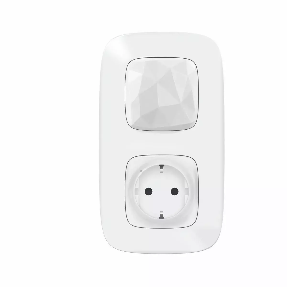Коллекция умных устройств Valena Allure with NETATMO. Стартовый пакет. Шлюз WiFi + умная розетка 2К+З 16А 230В + главный беспроводной выключатель "Я дома/Я вне дома". Цвет Белый