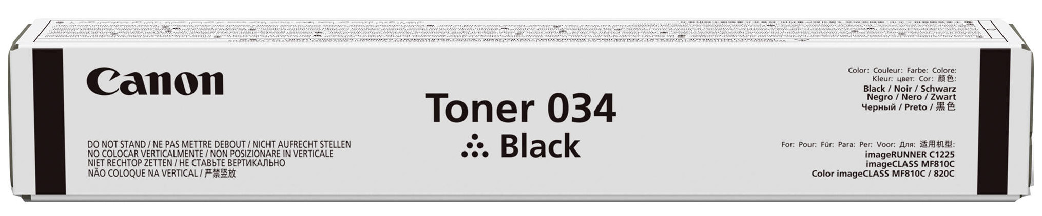 Тонер Canon 034 9454B001 черный туба для копира iR C1225iF