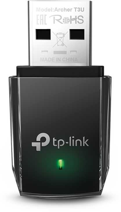Wi-Fi адаптер TP-LINK Archer T3U, черный
