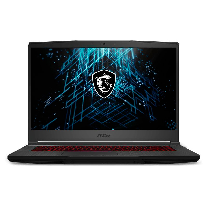 15,6"Ноутбук IPS FHD MSI GF63 11UC-225XRU black (Core i7 11800H/16Gb/512Gb SSD/3050 4Gb/no OS)