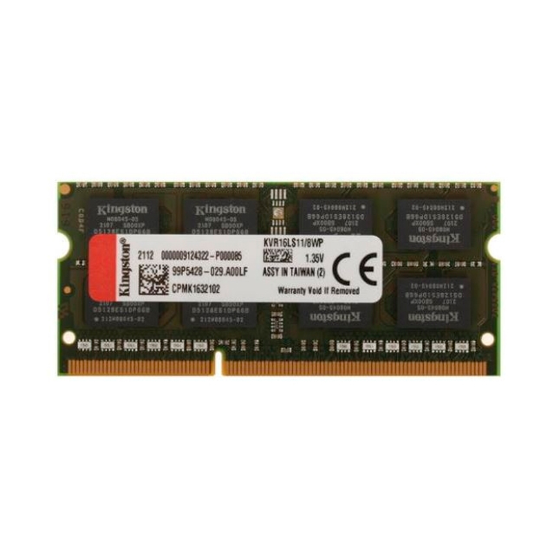 Оперативная память 8Gb DDR-III 1600MHz Kingston SO-DIMM (KVR16LS11/8WP)