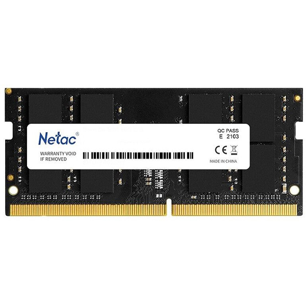 SO-DIMM DDR 4 DIMM 16Gb PC21300, 2666Mhz, Netac NTBSD4N26SP-16   C19
