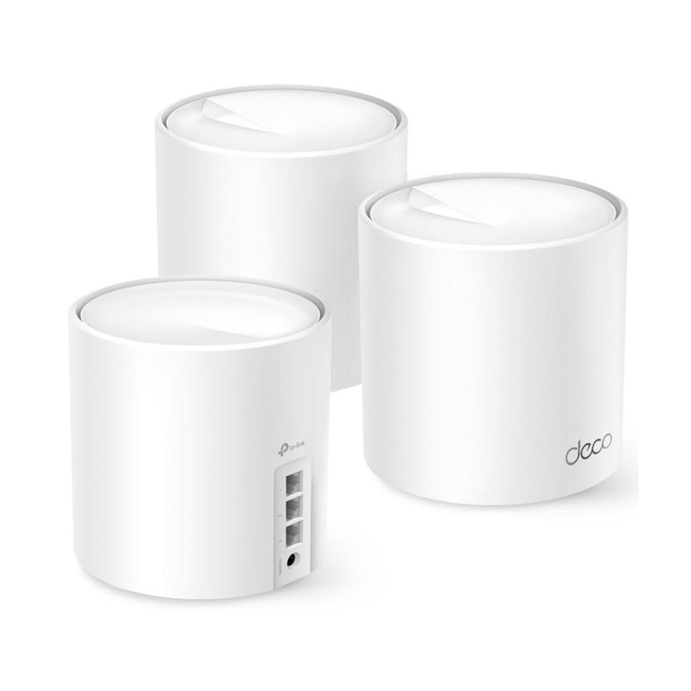Бесшовный Mesh роутер TP-Link Deco X50(3-Pack) AX3000 10/100/1000BASE-TX белый (упак.:3шт)