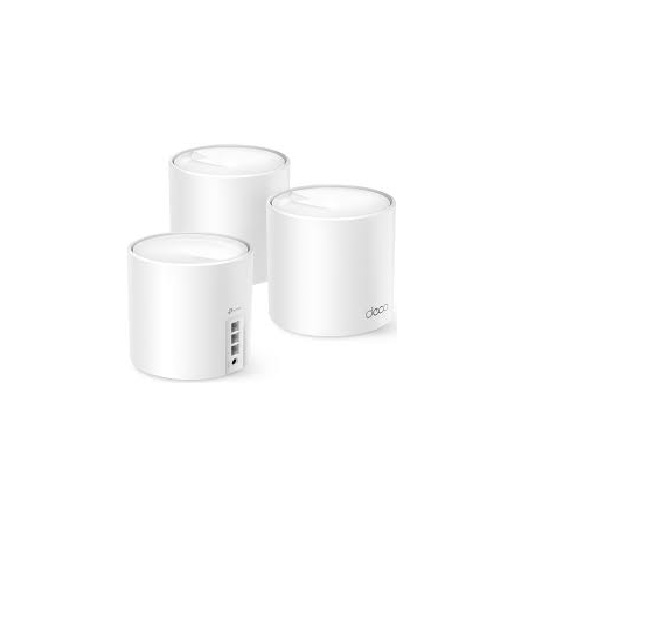 Бесшовный Mesh роутер TP-Link Deco X50(3-Pack) AX3000 10/100/1000BASE-TX белый (упак.:3шт)