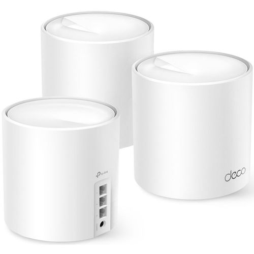 Бесшовный Mesh роутер TP-Link Deco X50(3-Pack) AX3000 10/100/1000BASE-TX белый (упак.:3шт)