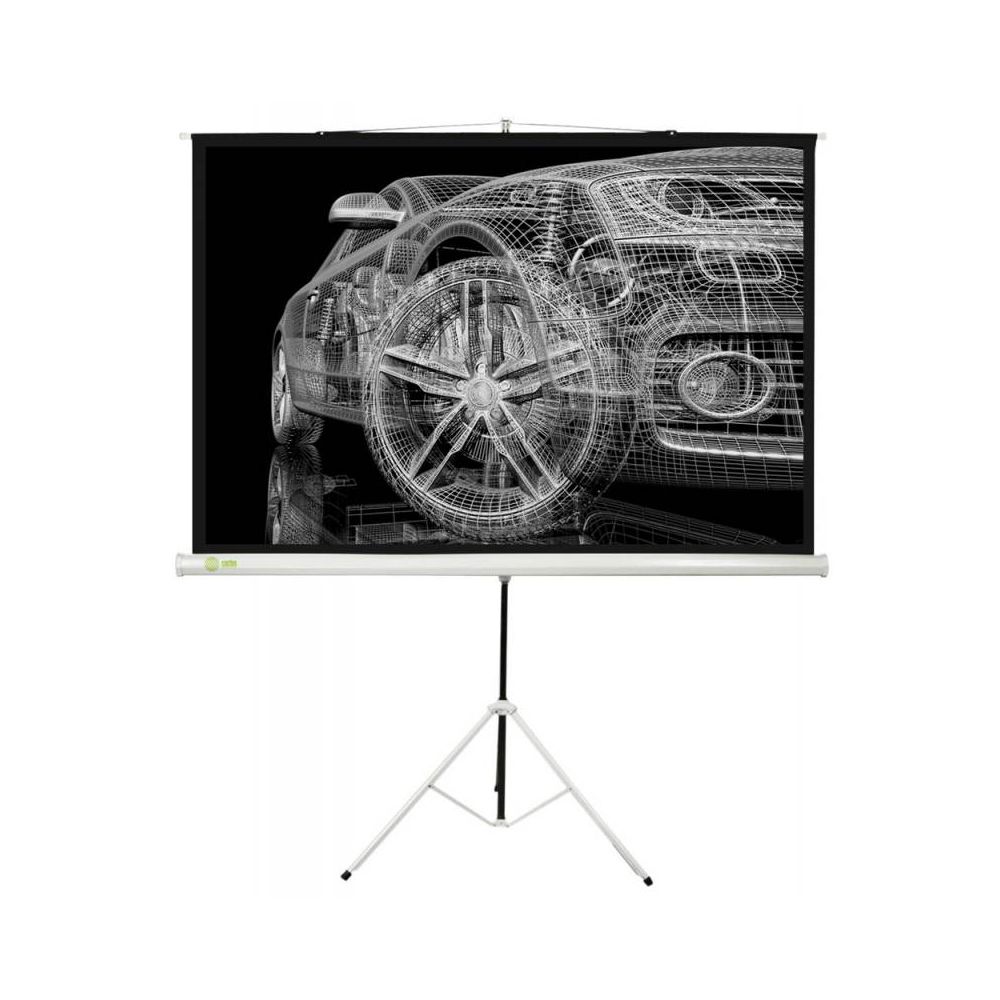 Экран Cactus 124.5x221см Triscreen 16:9 напольный рулонный белый