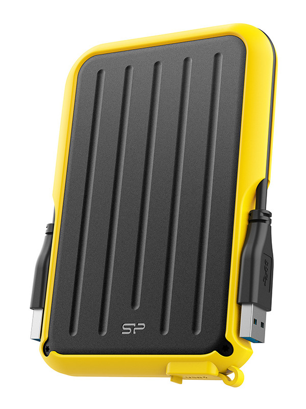 Жесткий диск 2 ТБ HDD Silicon Power Armor A66 черный/жёлтый