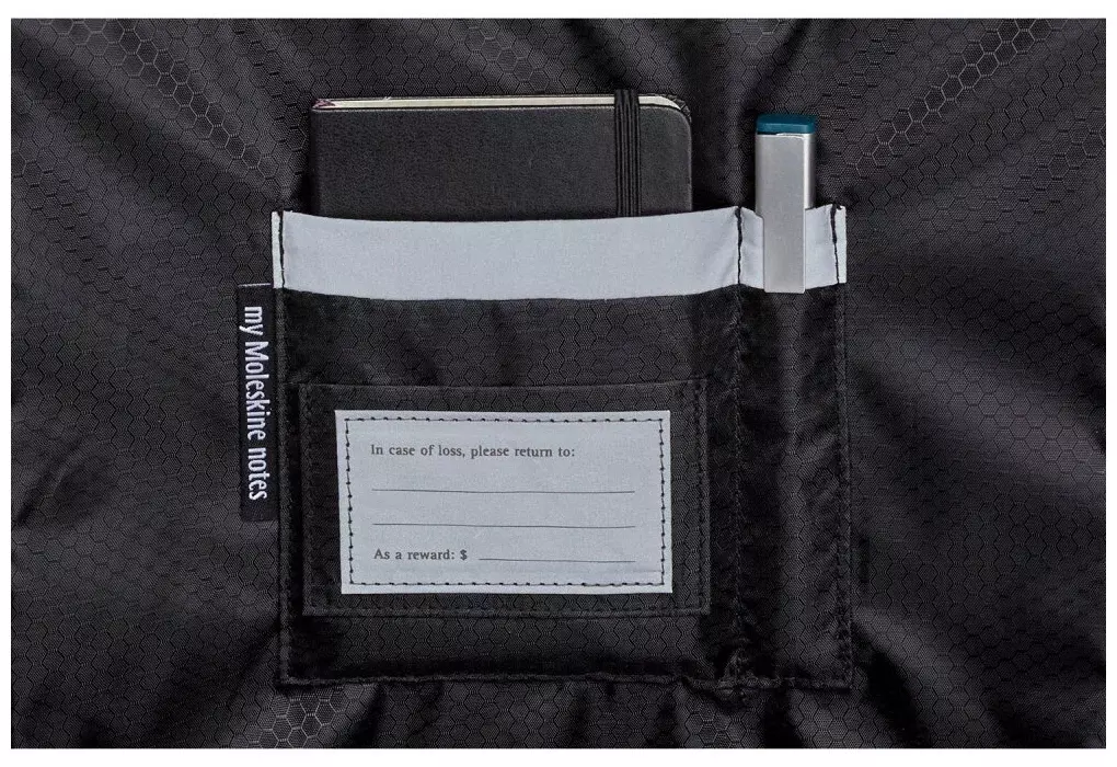 Сумка Moleskine METRO DEVICE VERTICAL (ET82MTDBVBK) 31x42x10см полиамид черный