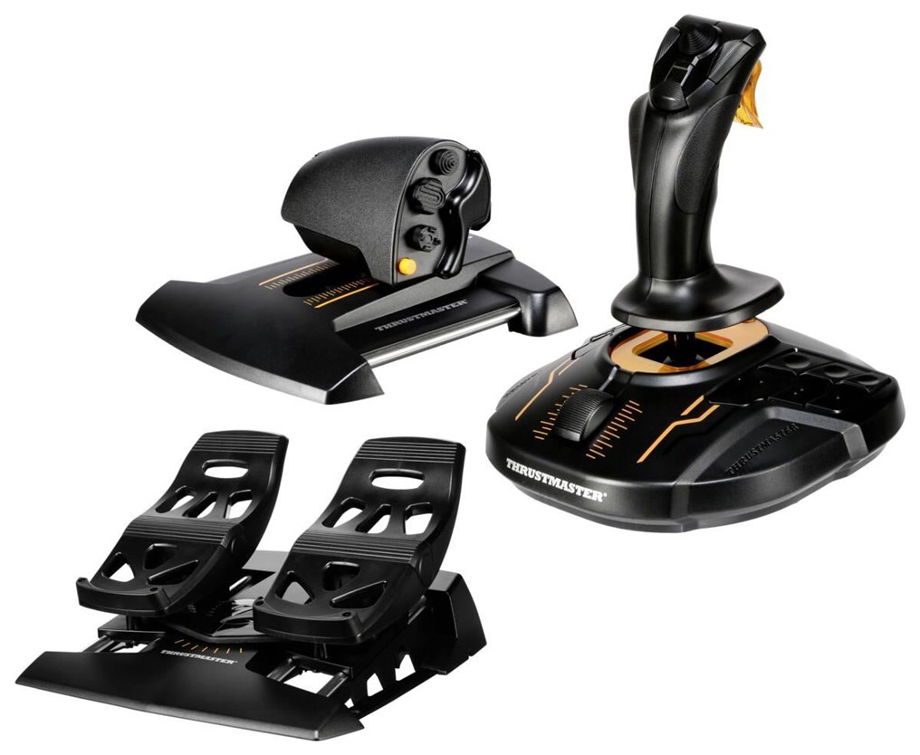Джойстик ThrustMaster T-16000M FCS Flight Pack черный USB