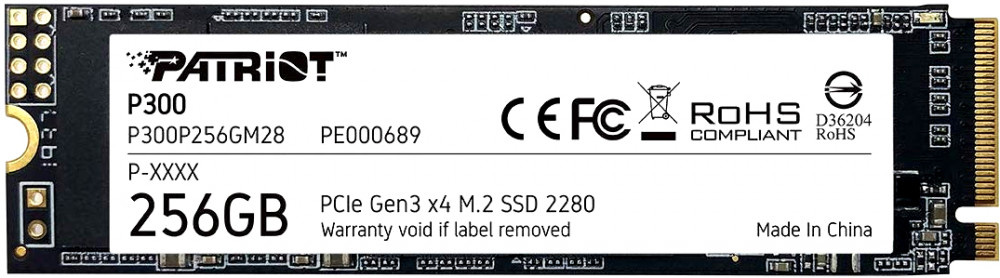 SSD жесткий диск M.2 2280 256GB P300 P300P256GM28 PATRIOT