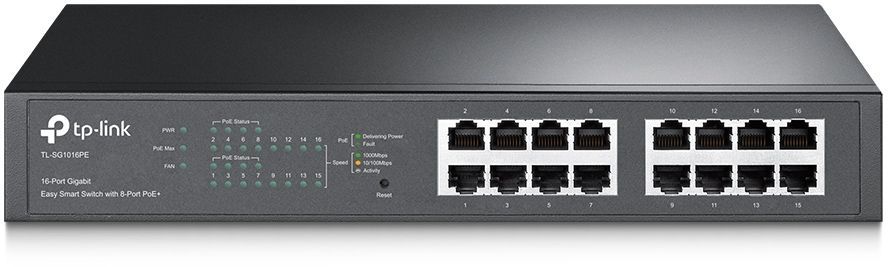 Коммутатор TP-LINK TL-SG1016PE