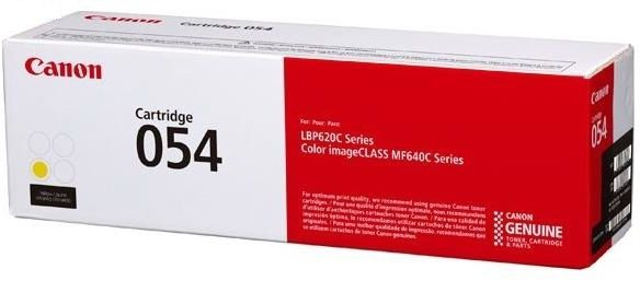 Картридж лазерный Canon 054 Y 3021C002 желтый (1200стр.)