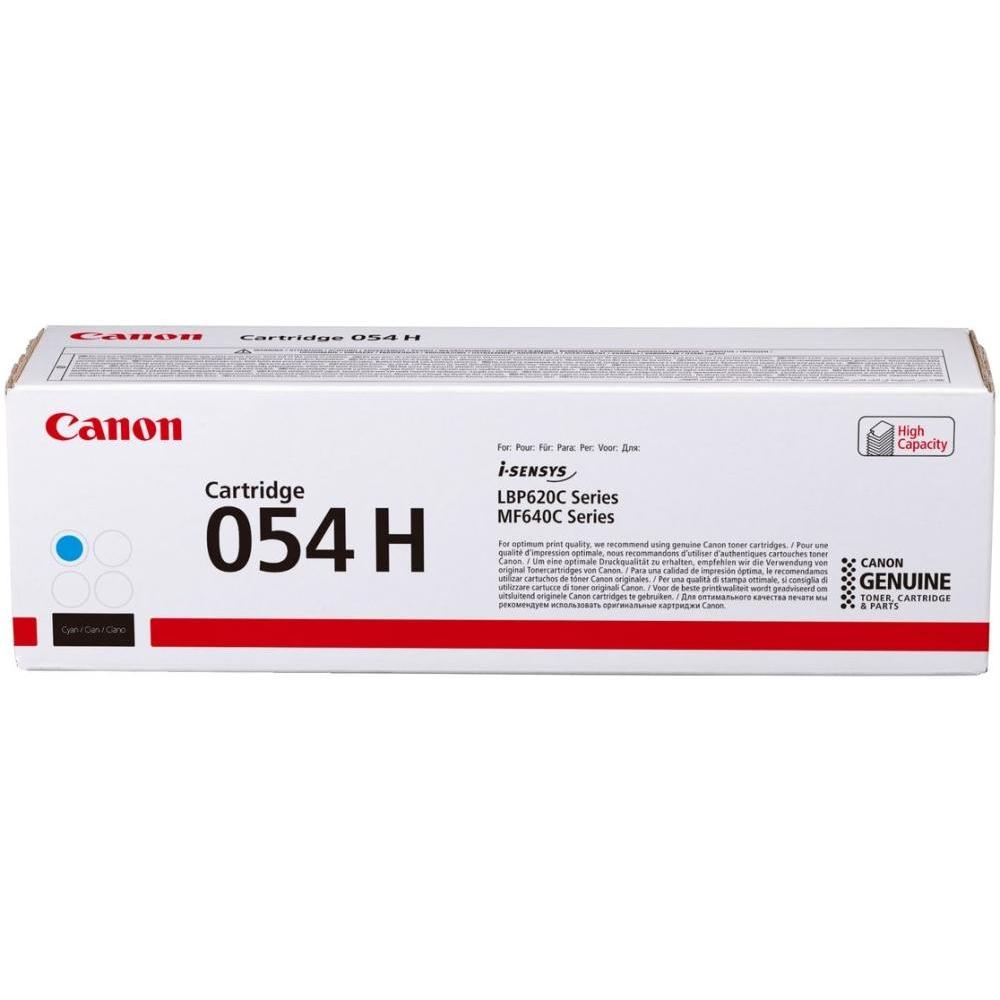 Картридж лазерный Canon 054 H C 3027C002 голубой (2300стр.)