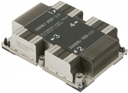 Кулер для процессора SUPERMICRO SNK-P0067PS [205 Вт, основание-медь]