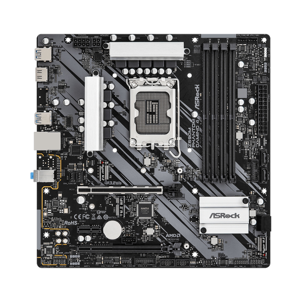 Материнская плата Asrock Z690M PHANTOM GAMING 4 Soc-1700 Intel Z690 4xDDR4 mATX