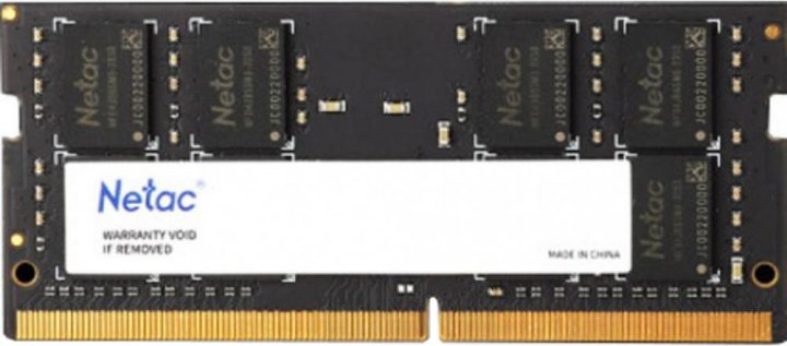 Оперативная память 8Gb DDR4 2666MHz Netac SO-DIMM (NTBSD4N26SP-08)