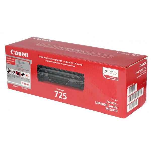 Картридж лазерный Canon C-725 3484B002 черный (1600стр.)