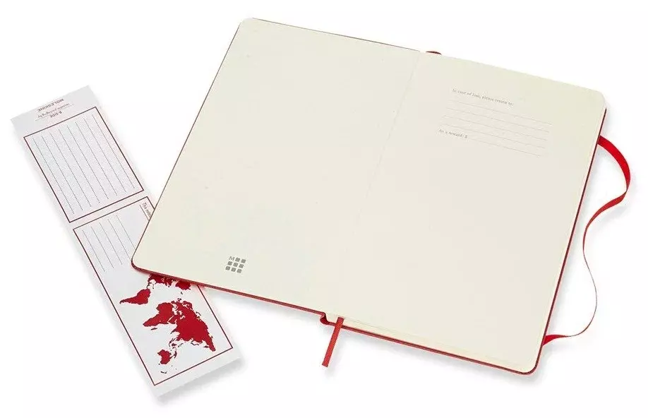 Блокнот Moleskine CLASSIC QP066F2 Large 130х210мм 240стр. пунктир твердая обложка красный
