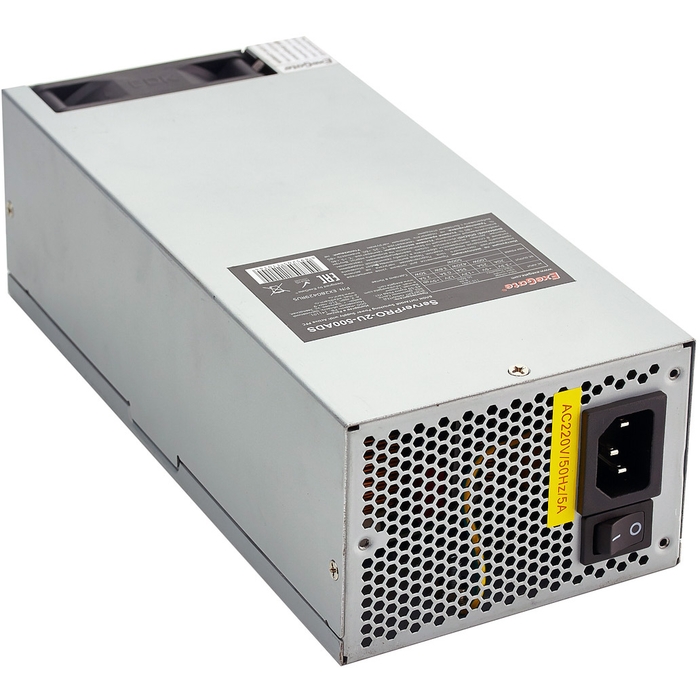 БП Exegate ServerPRO-2U-600ADS [EX280430RUS] 2U, 600W, APFC, вентилятор 6 cм, 80 PLUS Bronze, 100х70х240