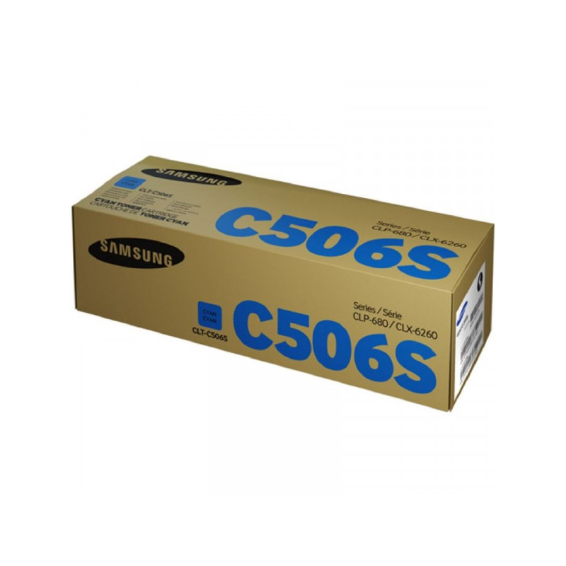 Картридж лазерный Samsung CLT-C506S SU049A голубой (1500стр.) для Samsung CLP-680/CLX-6260