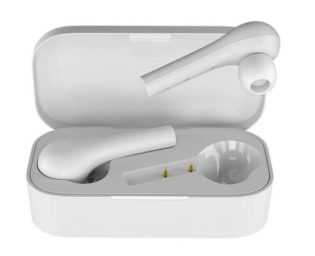 Наушники Hiper TWS PULL White Bluetooth 5.0 гарнитура Li-Pol 2x40mAh+400mAh, белый