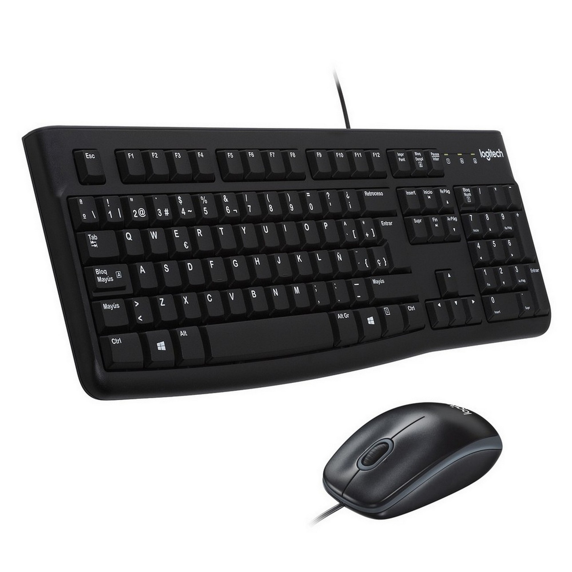 Клавиатура+мышь Logitech Desktop MK120, USB, [920-002561]