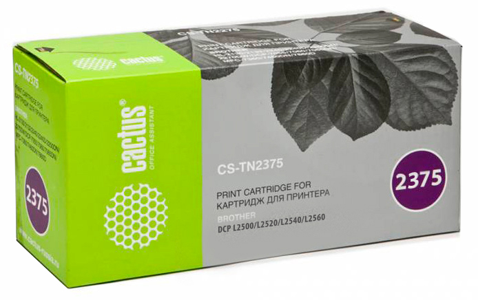 Картридж Cactus CS-TN2375 для Brother DCP L2500/L2520/L2540/L2560, 2600 стр.