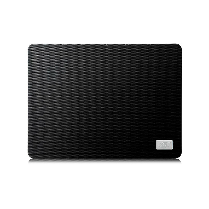 Подставка для охлаждения ноутбука DEEPCOOL N1 BLACK (20шт/кор, до 15,6", cупертонкий 2,6см, 180мм вентилятор, черный) Retail box