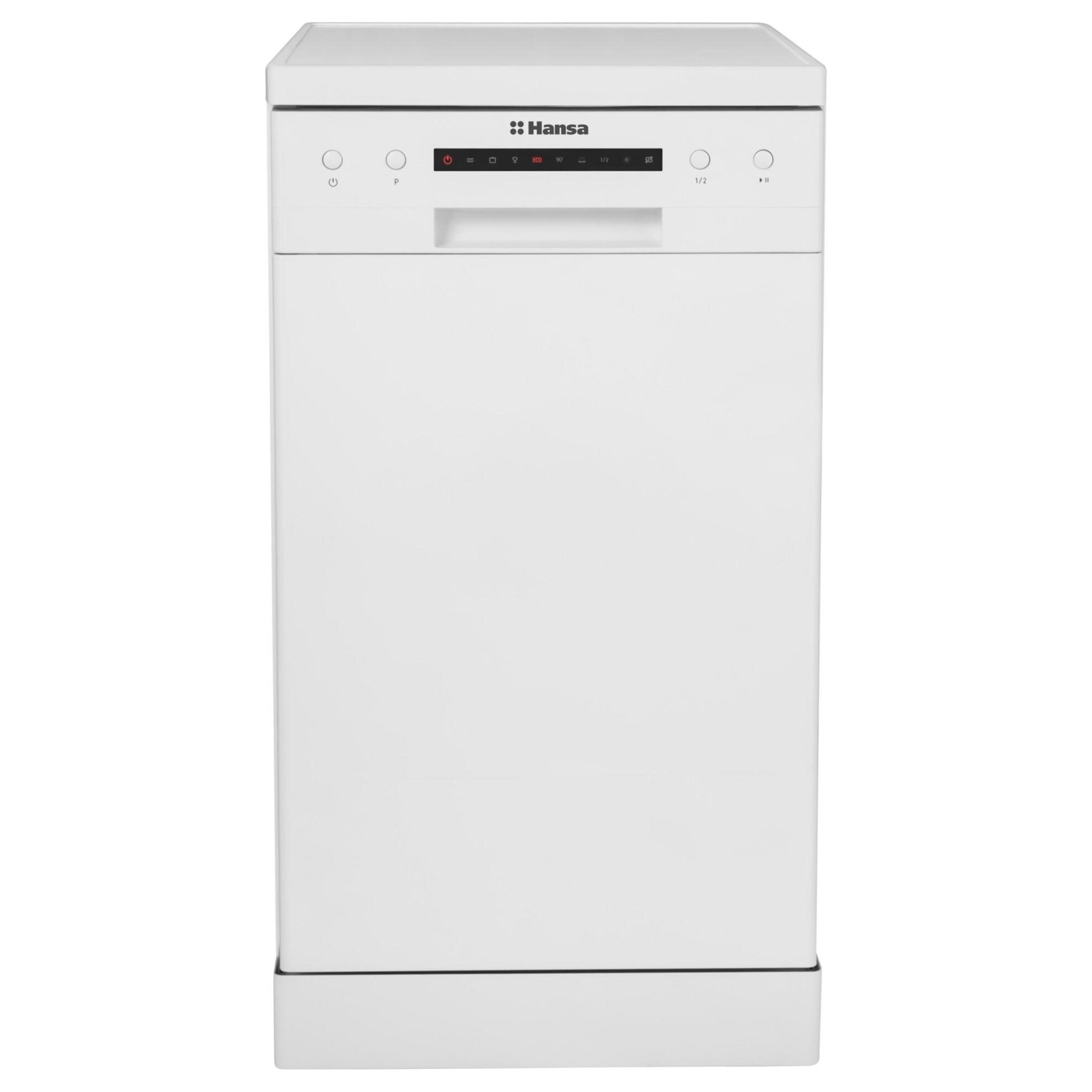 Посудомоечная машина Hansa ZWM 416 WEH [45 см, 10 комп., пр.- 6, 3 корз., конденс., полн.(корпус+шланг), белый]
