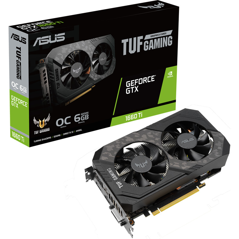 Видеокарта TUF-GTX1660TI-O6G-EVO-GAMING