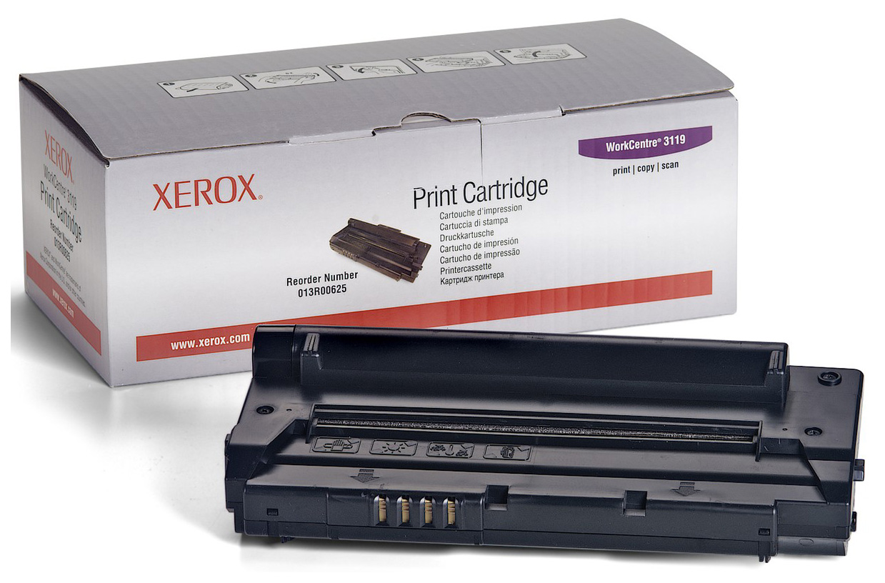 Картридж лазерный Xerox 013R00625 черный (3000стр.) для Xerox WC 3119