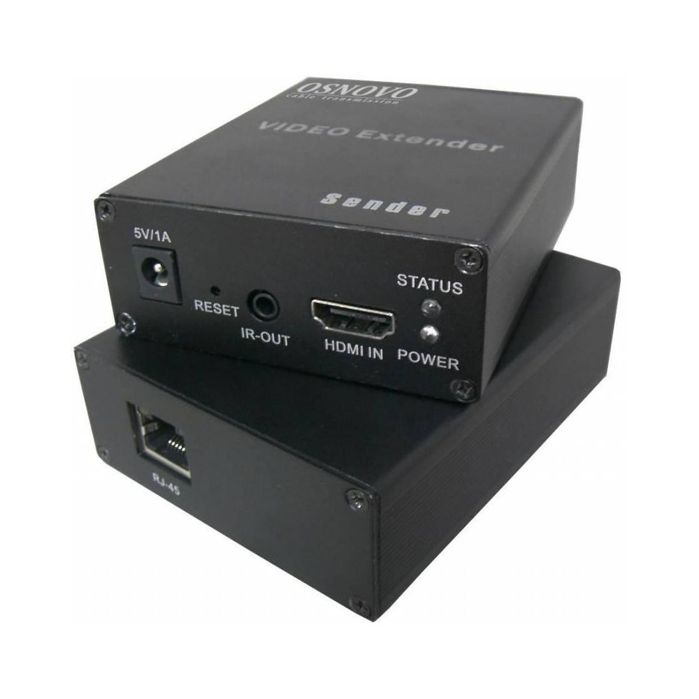 Приёмник OSNOVO Комплект для передачи HDMI по сети Ethernet, "точка-точка" до 170м,