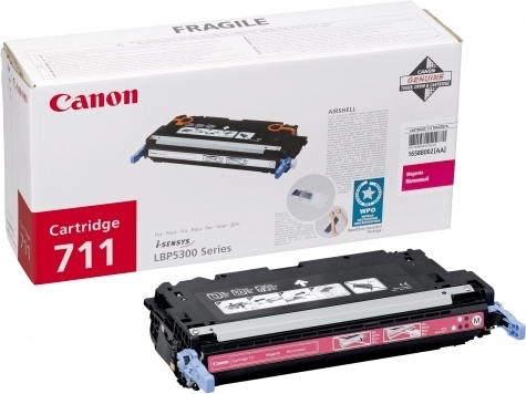 Картридж лазерный Canon 711M 1658B002 пурпурный (6000стр.) для Canon LBP5300/5360