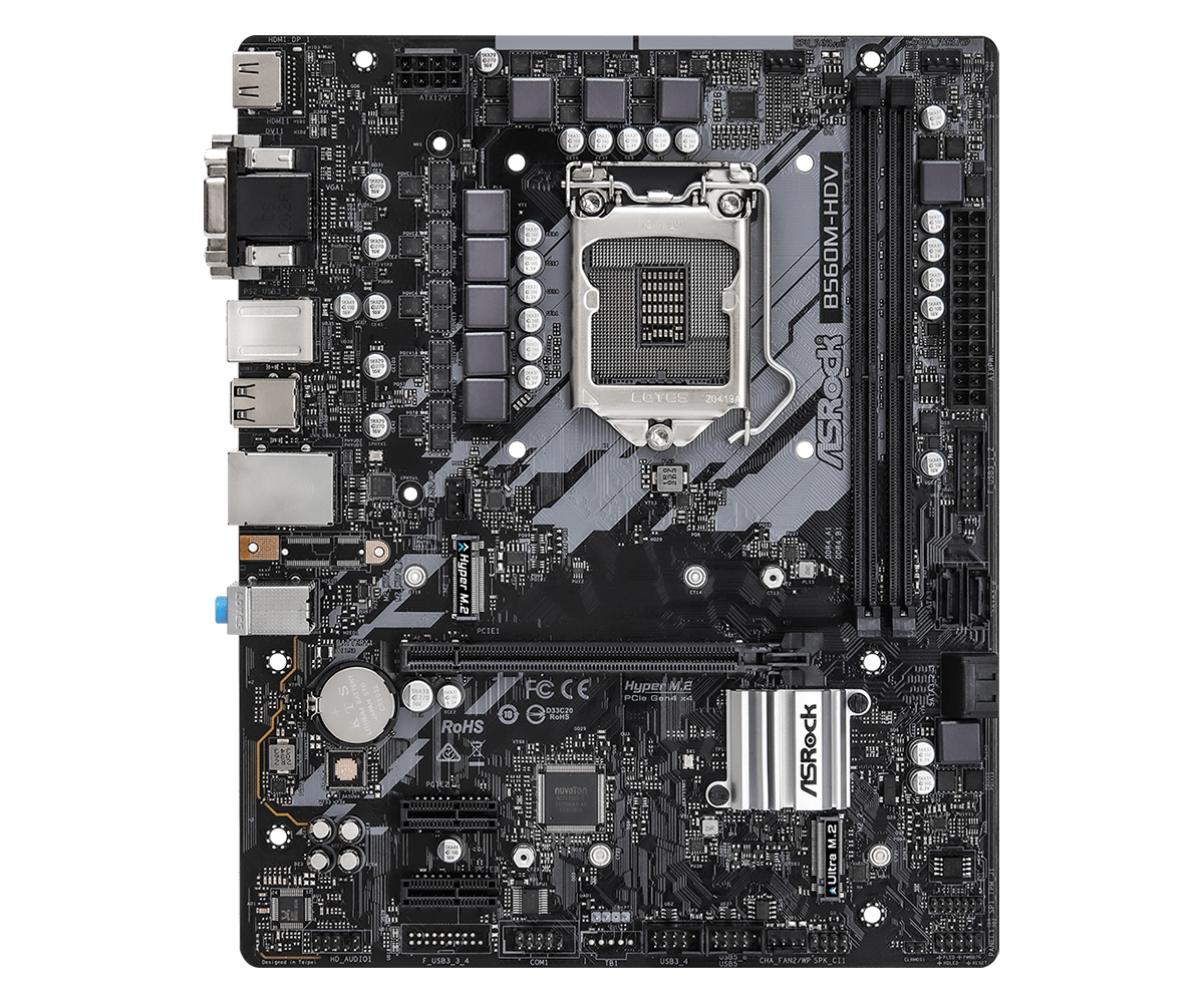 Материнская плата B560M-HDV, /(R2.0), Socket 1200, mATX