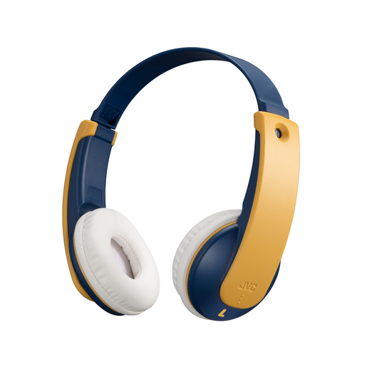 Наушники JVC беспроводные детские, модель HA-KD10W-Y-E, серия KIDS - Bluetooth. Цвет: синий/желтый