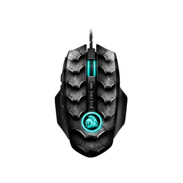 Sharkoon Drakonia II Green Игровая мышь (12 кнопок, 15000 dpi, USB, RGB подсветка)