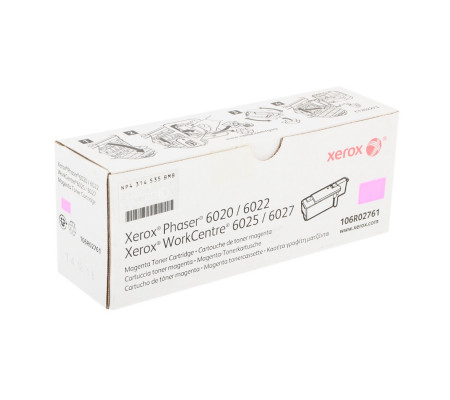 Картридж лазерный Xerox 106R02761 пурпурный (1000стр.) для Xerox Phaser 6020/6022/6025/6027