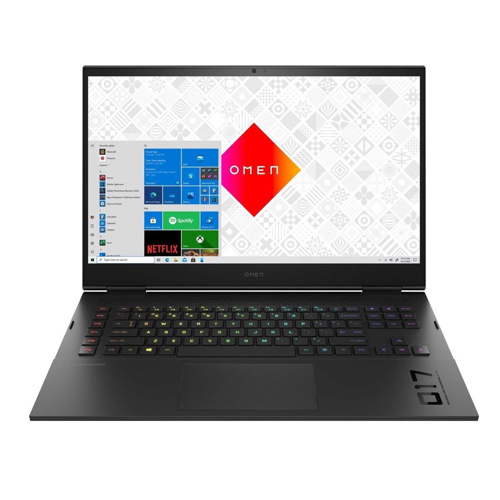 Ноутбук HP Omen 17-ck0045ur Shadow Black 17.3'' {QHD 165Hz i7-11800H/16Gb/1Tb SSD/RTX3080 16Gb/W10}