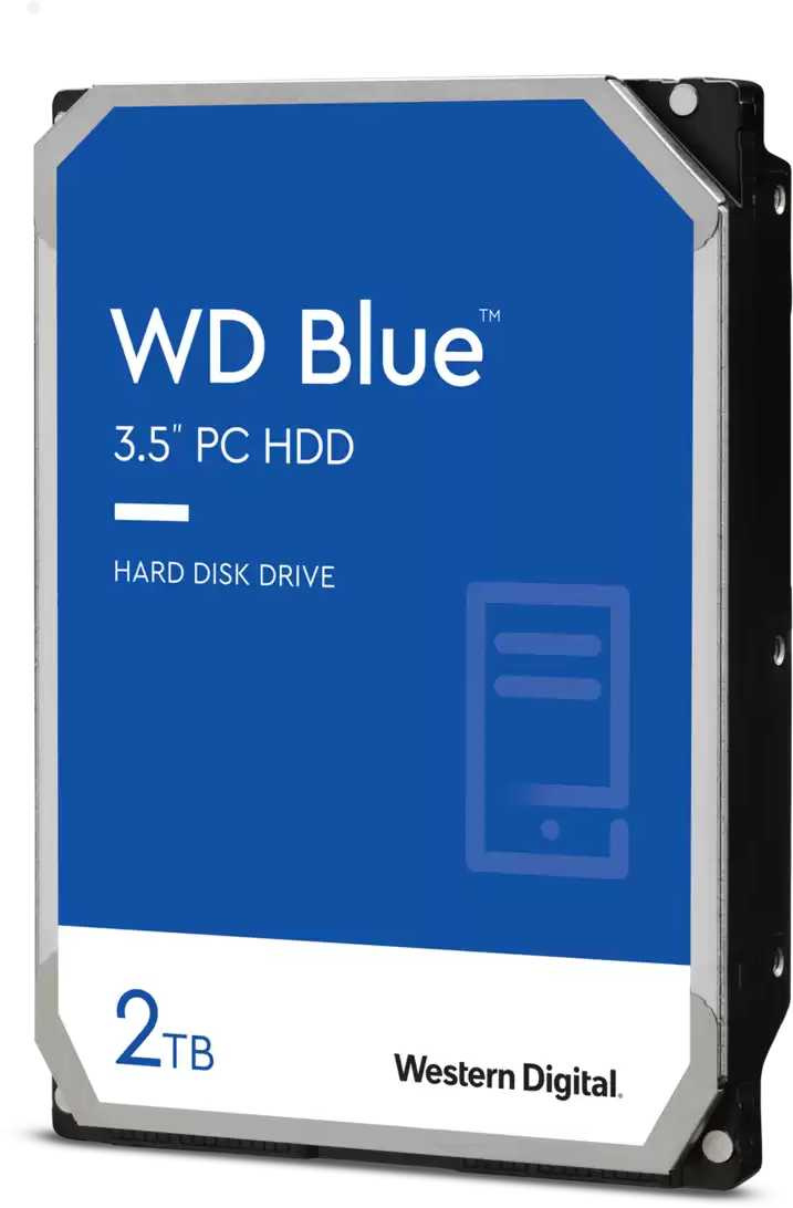 Жесткий диск HDD WD SATA3 2Tb Blue 7200 256Mb 3.5"