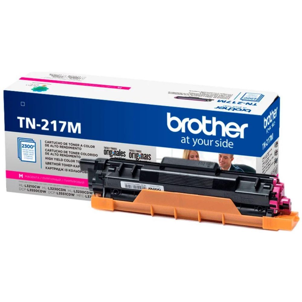 Картридж лазерный Brother TN217M пурпурный (2300стр.) для Brother HL3230/DCP3550/MFC3770