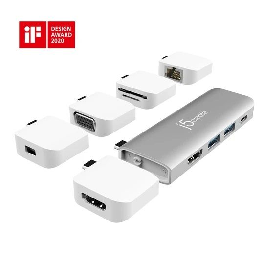j5create ULTRADRIVE Kit USB-C Multi-Display Modular Dock