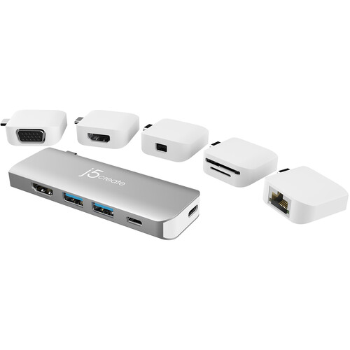 j5create ULTRADRIVE Kit USB-C Multi-Display Modular Dock
