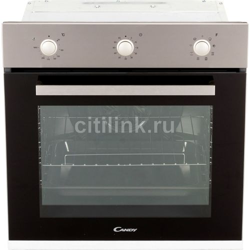 Электрический духовой шкаф Candy FCP612XL E1 [70 л, нержавеющая сталь, очистка паром, утапл., серебристый]